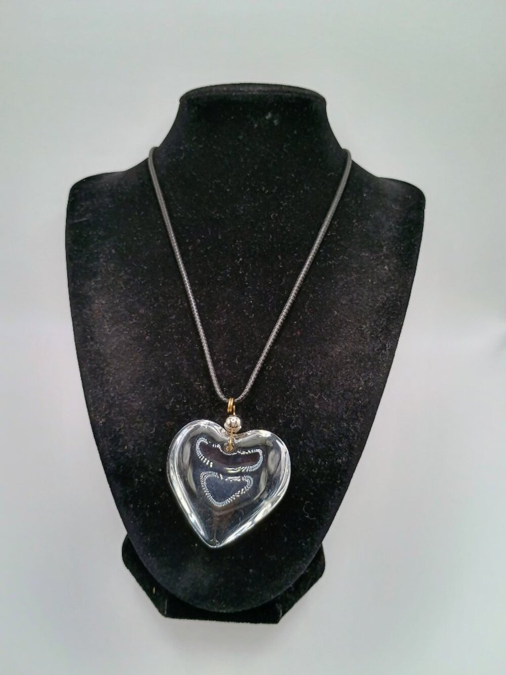 Heart Necklace Quartz Crystal Pendant Unisex